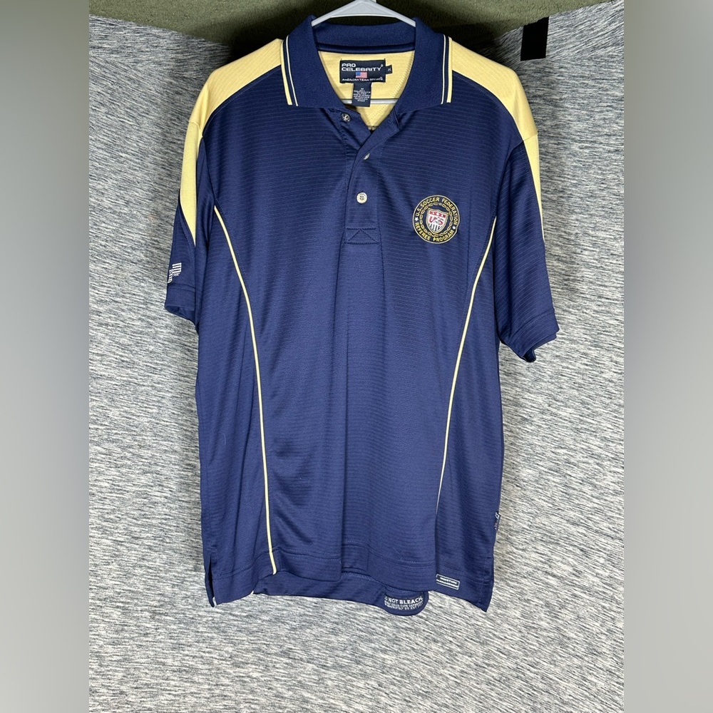 Pro celebrity American team sports US soccer referee shirt